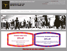 Tablet Screenshot of martialmotionacademy.com
